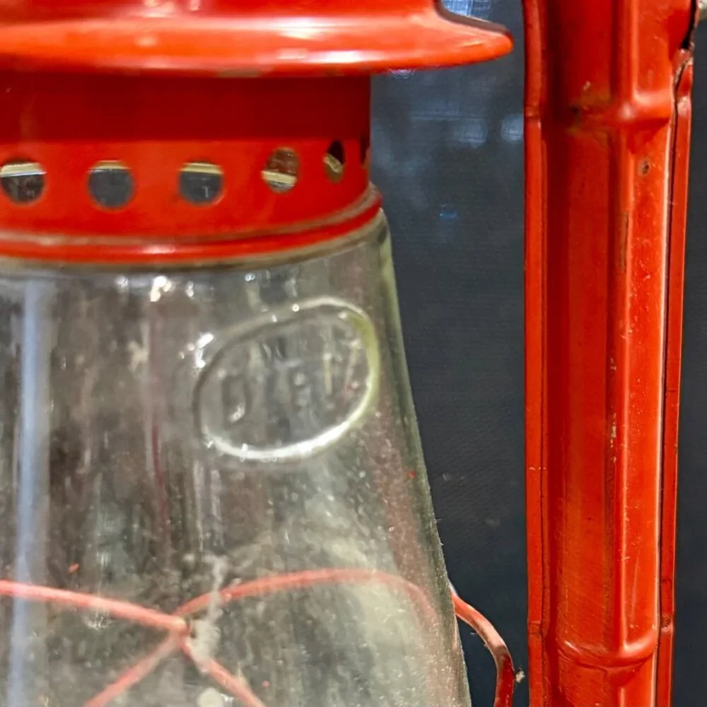 Vintage Dietz Red Lantern